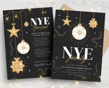 NYE Party Flyer template (PSD, AI, Vector Formats)yer template (PSD, AI, Vector Formats)