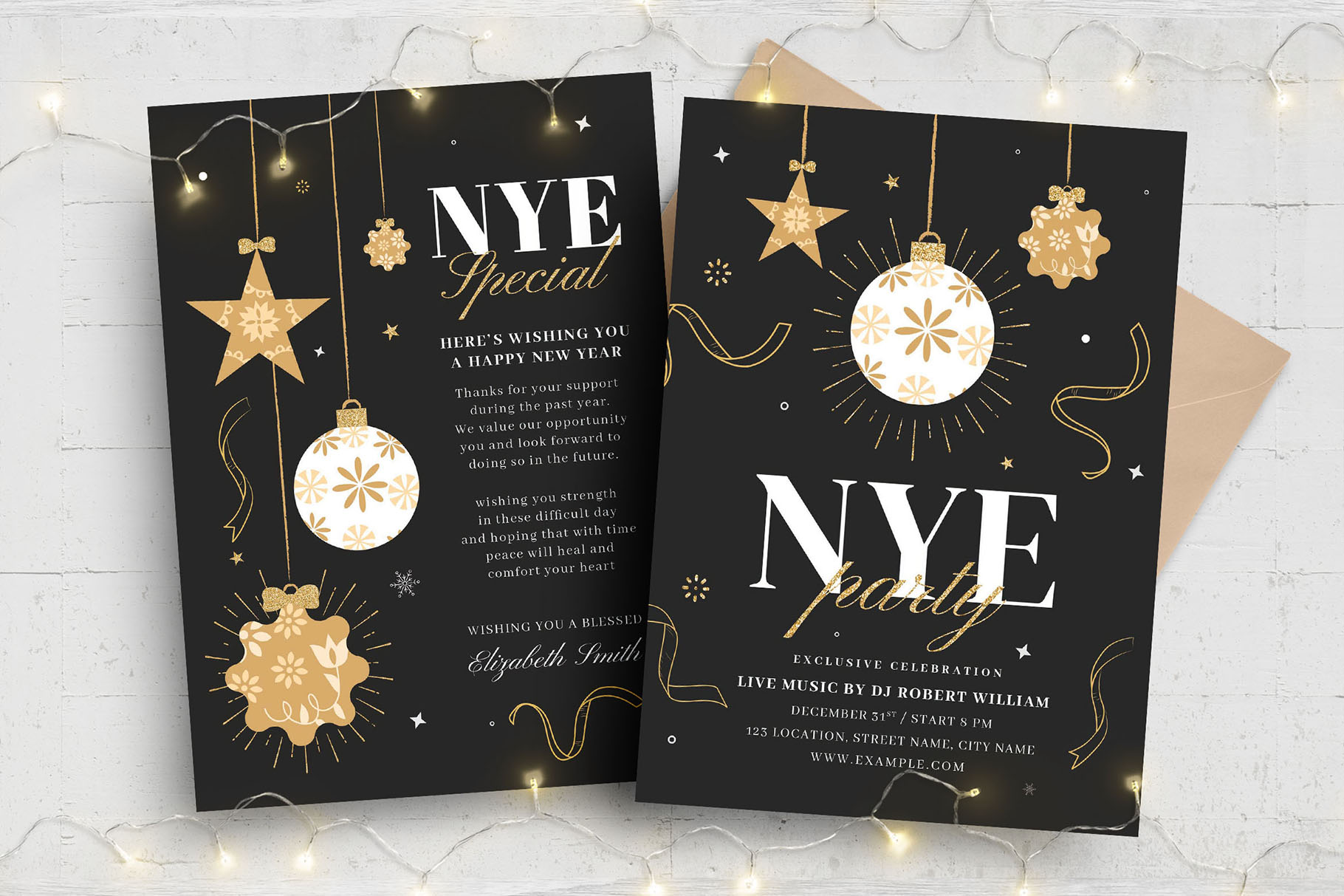 NYE Party Flyer template (PSD, AI, Vector Formats)yer template (PSD, AI, Vector Formats)