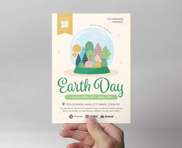 Earth Day Flyer (PSD, AI, Vector Formats)