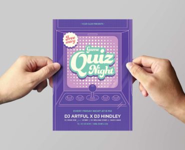 Game Night Flyer Template (PSD, AI, Vector Formats)