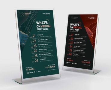 What's On Flyer Poster Template (PSD, AI, Vector Formats)