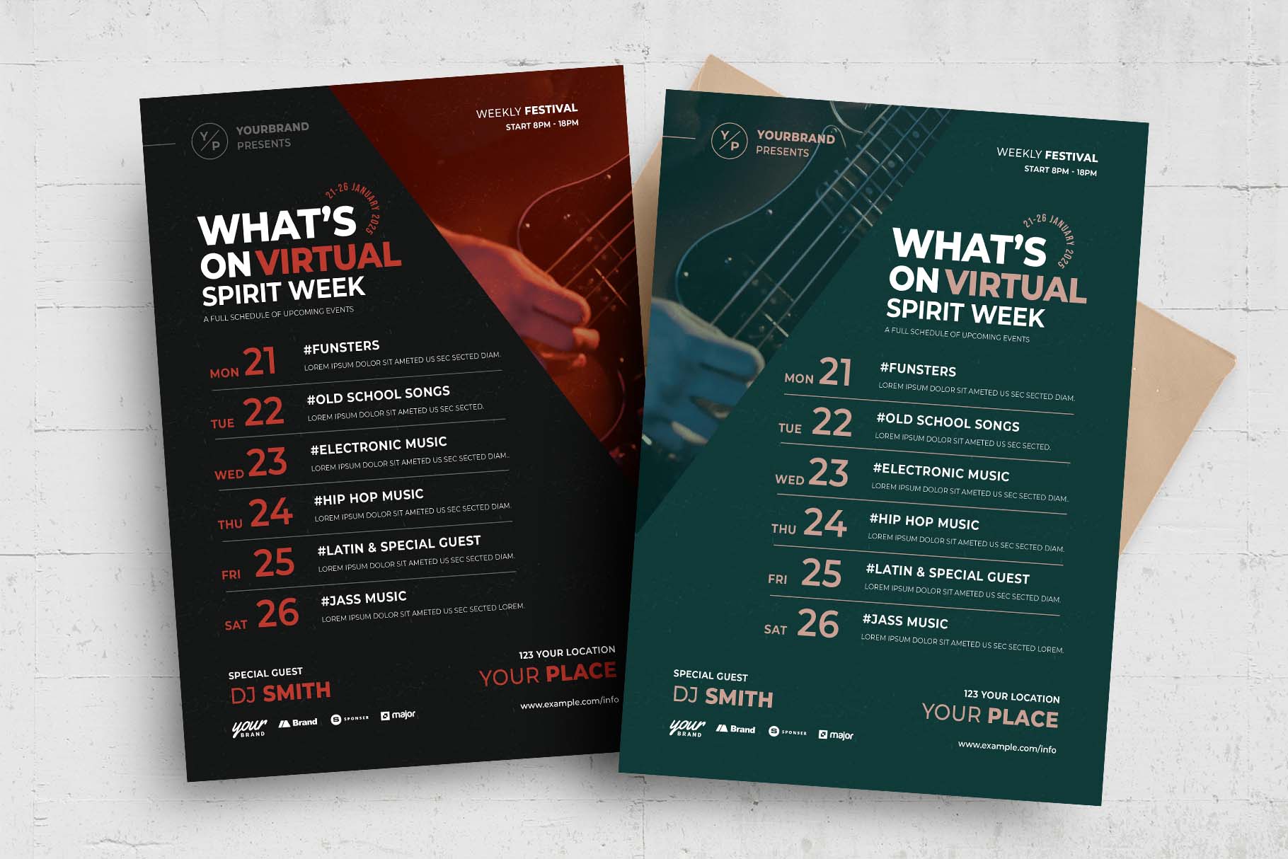 What's On Flyer Poster Template (PSD, AI, Vector Formats)