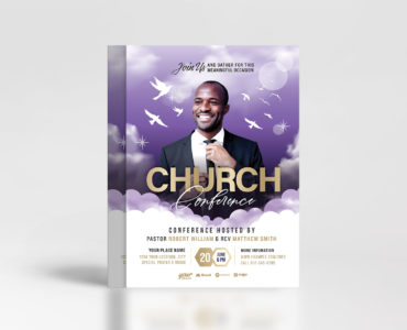Church Event Flyer Template (PSD, AI, Vector Formats)