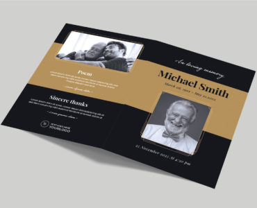 Funeral Brochure Template (PSD, AI, Vector Formats)