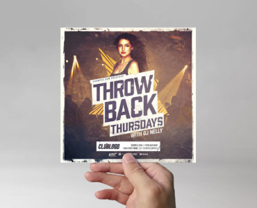 Throwback Party Flyer Template (PSD, AI, Vector Formats)