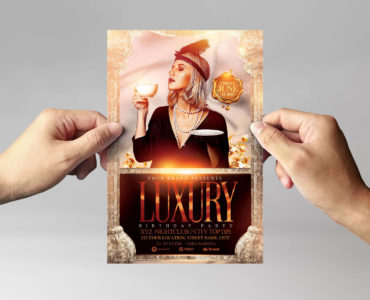 Luxury Party Flyer Template (PSD, AI, Vector Formats)