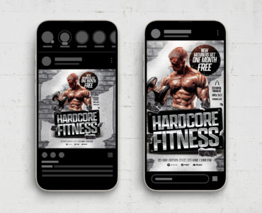 Gym Fitness Flyer Template (PSD, AI, Vector Formats)