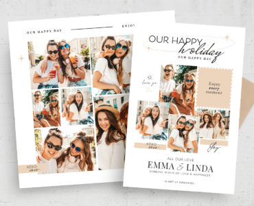 Family Photo Collage Template (PSD, AI, Vector Formats)