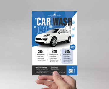 Car Wash Flyer Templates (PSD, AI, Vector Formats)