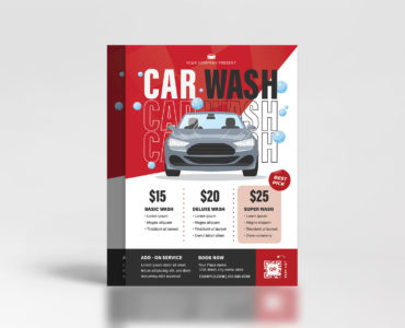 Car Wash Flyer Templates (PSD, AI, Vector Formats)
