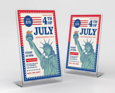 4th July Flyer (PSD, AI, Vector Formats)