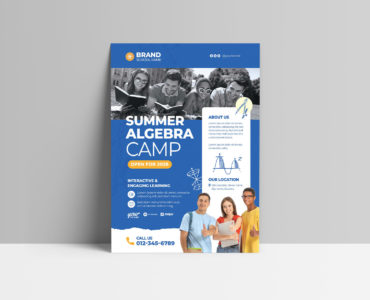 College Education Flyer Template (PSD, AI, Vector Formats)