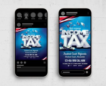 Income Tax Flyer Template (PSD Format)