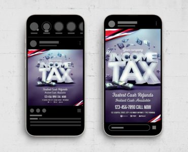 Income Tax Flyer Template (PSD Format)