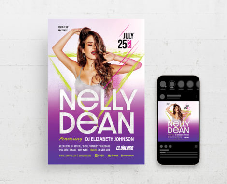 Party Flyer Template(PSD Format)