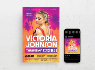 Tropical Party Flyer (PSD Format)