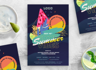 Summer Party Flyer (PSD Format)