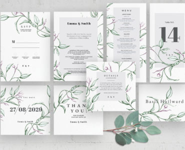 Wedding Invitation Suite (PSD Format)