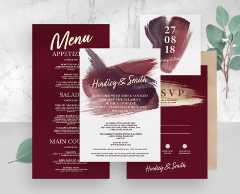Wedding Invite Templates (PSD Format)