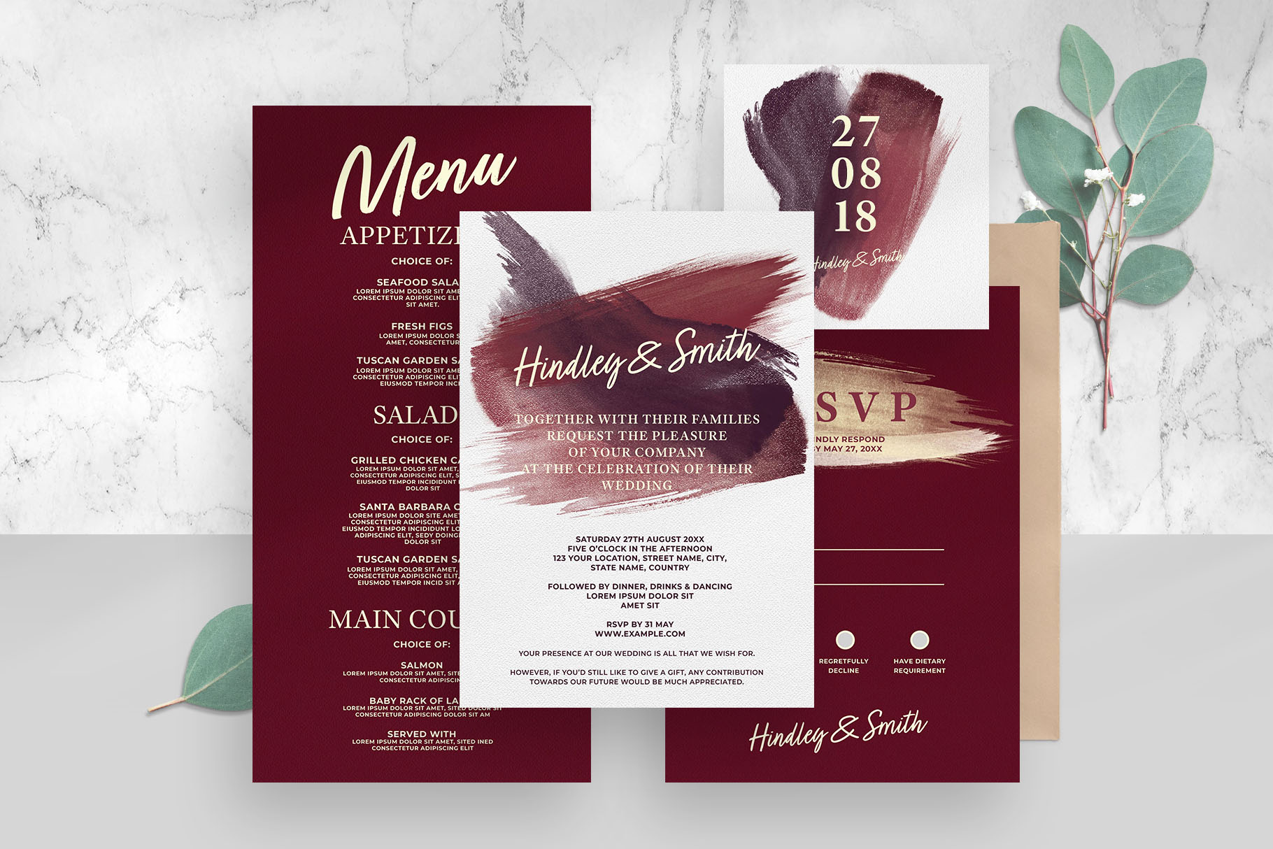 Wedding Invite Templates (PSD Format)