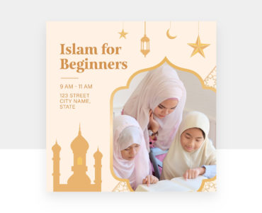 Islam Muslim Social Media Banners (PSD, AI, Vector Formats)