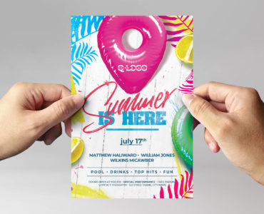 Summer Event Party Flyer Template (PSD Format) BrandPacks
