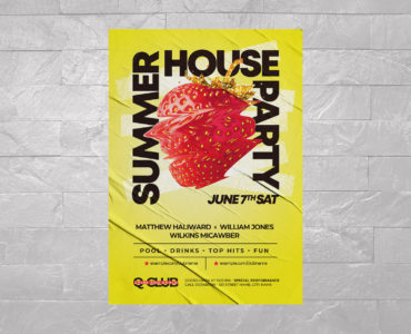 Summer House Flyer Template (PSD Format) BrandPacks