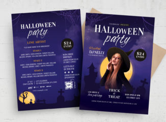 Halloween Party Flyer Template (PSD, AI, Vector Format)