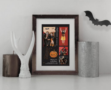 Halloween Photo Card Template (PSD, AI, Vector Format)