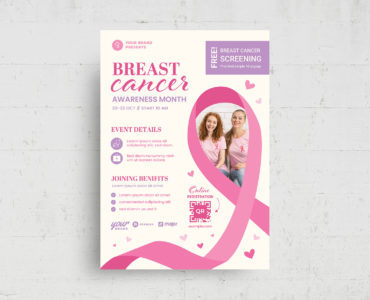 Breast Cancer Awareness Month Flyer [PSD, AI, EPS] - BrandPacks
