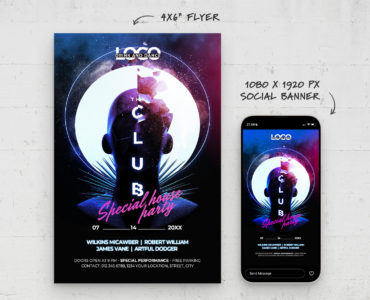 Club DJ Flyer Template (PSD Format)