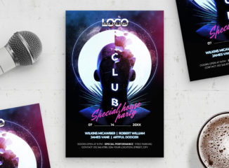 Club DJ Flyer Template (PSD Format)