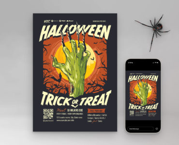 Halloween Flyer Template (PSD, AI, EPS Format)