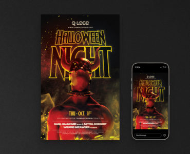 Halloween Night Flyer Template (PSD Format)