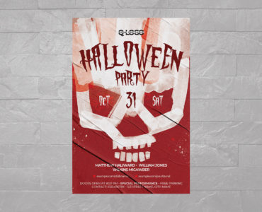 Halloween Party Flyer (PSD Format)