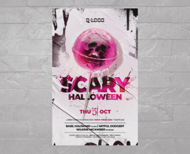 Halloween Party Flyer Template (PSD Format)