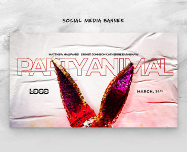 Party Animal Flyer Template v2 (PSD Format)