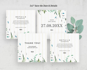 Wedding Stationery Suite (PSD Format)
