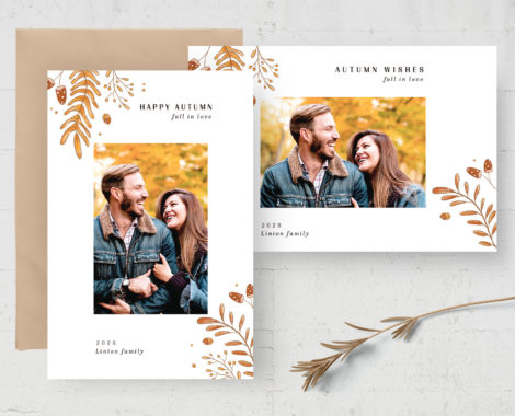 Autumn Fall Photo Flyer Template (PSD Format)