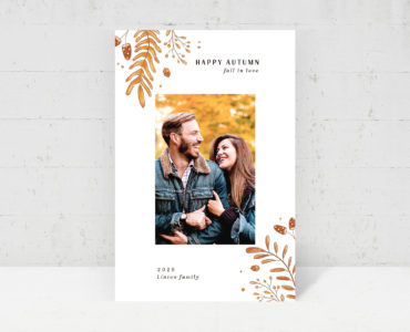Autumn Fall Photo Flyer Template (PSD Format)