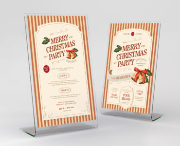 Christmas Event Flyer Template (PS, AI Format)