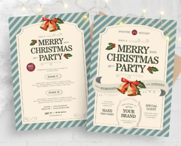 Christmas Event Flyer Template (PS, AI Format)