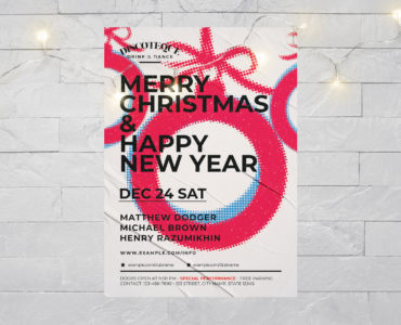 Modern Christmas Flyer Template (PSD Format)