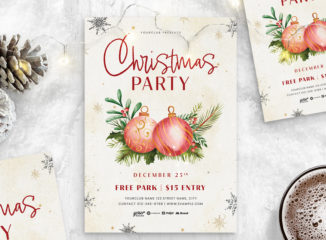 Festive Christmas Party Template (PSD Format)