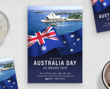 Australia Day Flyer Template (PSD Format)