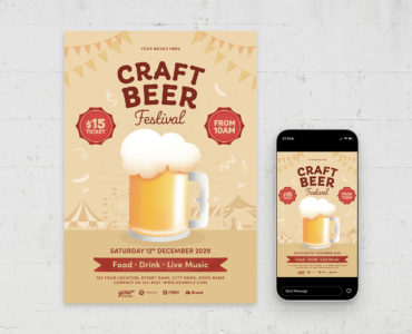 Beer Flyer Template (PSD Format)