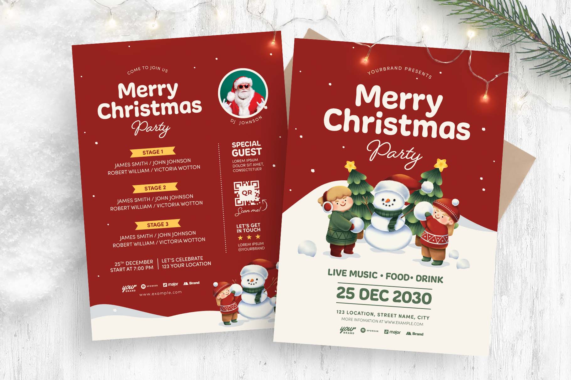 Christmas Flyer (PSD, AI, EPS Format)