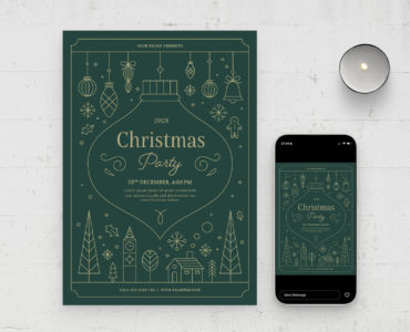 Christmas Flyer Template (PSD, EPS, AI Format)