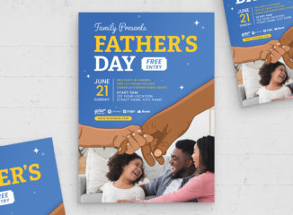 Father's Day Flyer Template (PSD Format)