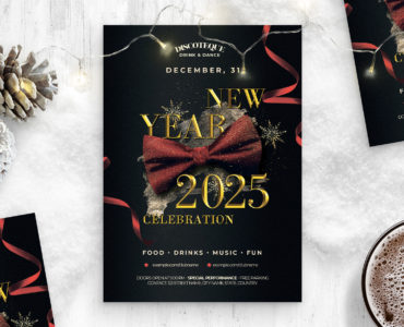 New Year Flyer Template (PSD Format)
